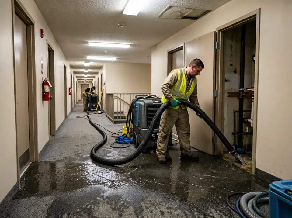 multi-unit-apartment-hallway-f-005 — frequently asked questions, Emergency Burst Pipe Water Extraction & Removal in Deep Riv…